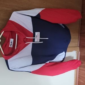 Womens Fila Pullover Windbreaker Jacket